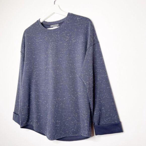 VINCE Speckled Zip Back Pullover - Picture 3 of 9